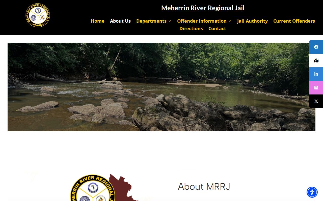 Brunswick County arrest history Meherrin River Regional Jail facility