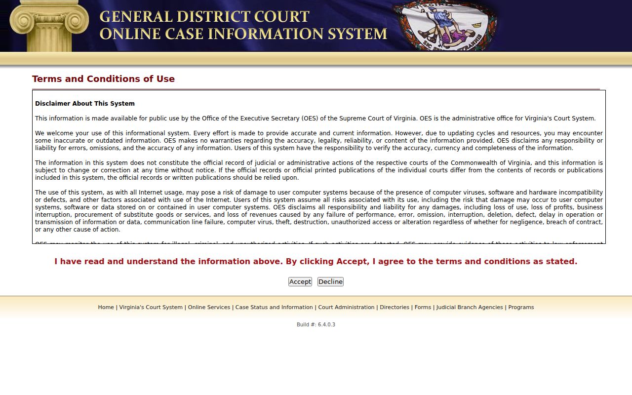 Brunswick County criminal court cases General District search